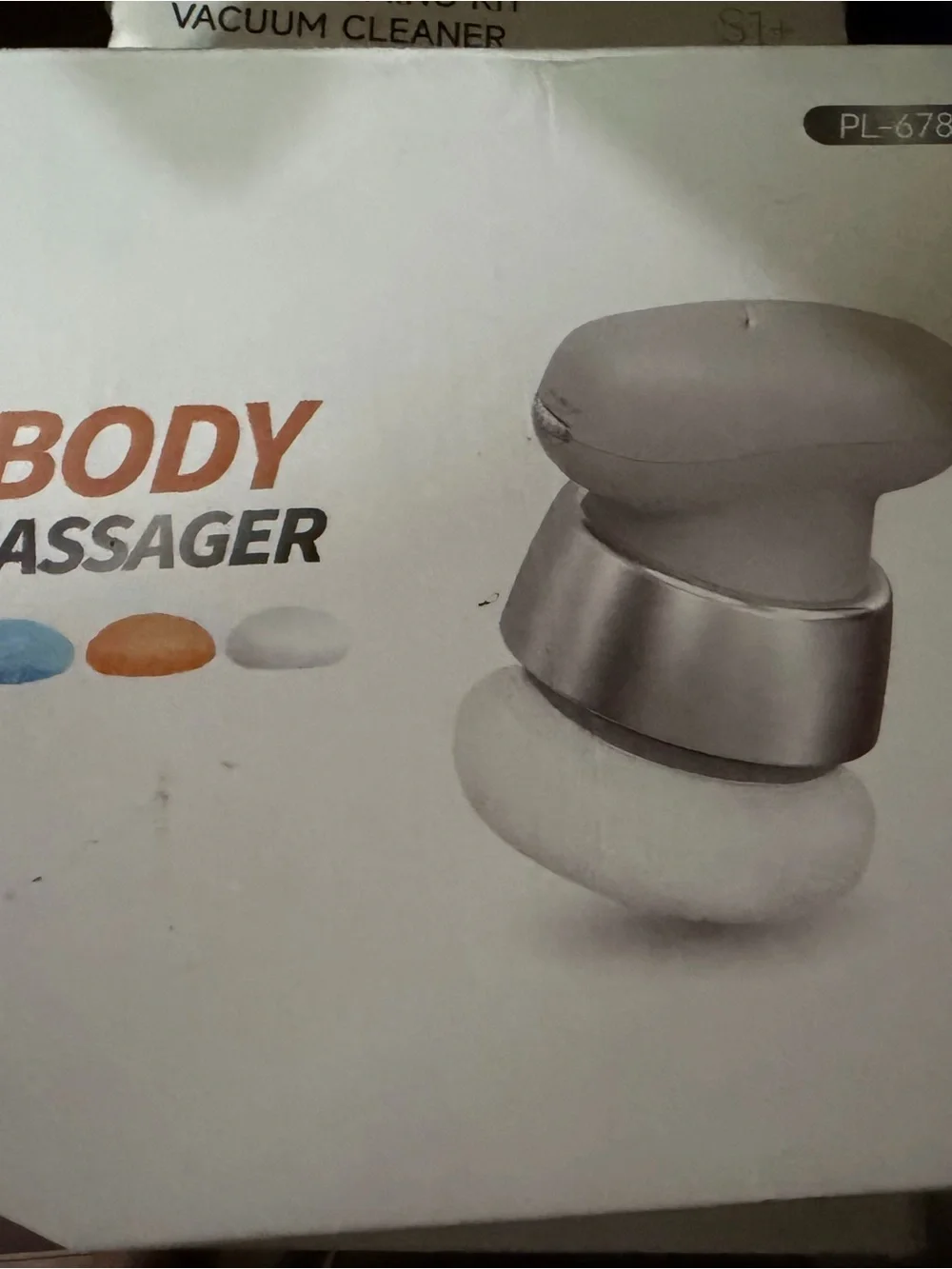 Body Massager - Gray Handheld Skin Care Tool